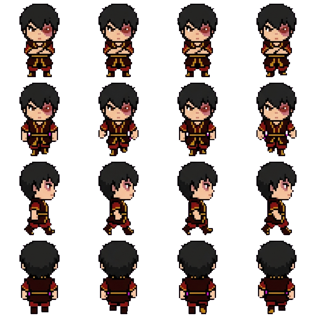 Zuko movement sprite