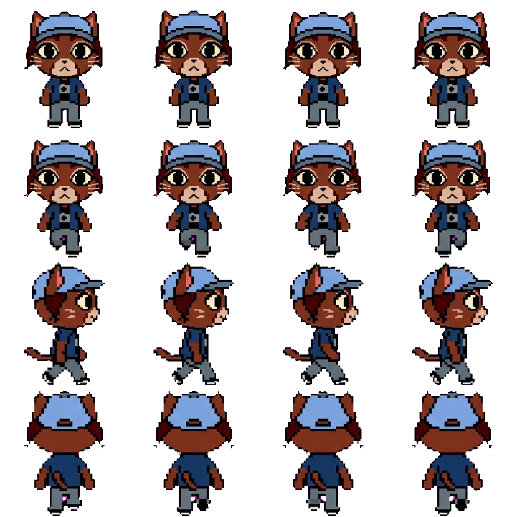 Liz movement sprite