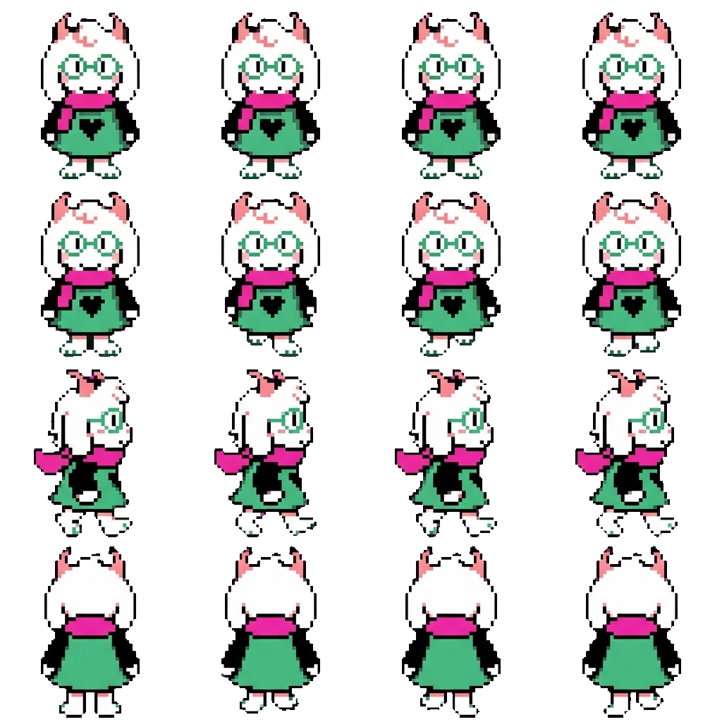 Ralsei movement sprite