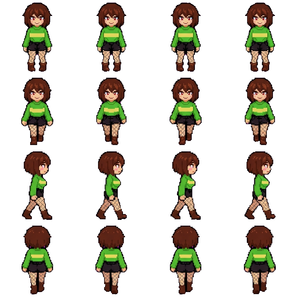 Chara movement sprite