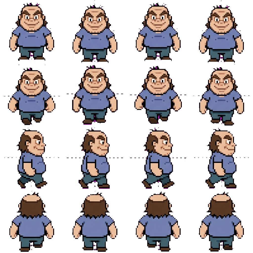 Joe movement sprite