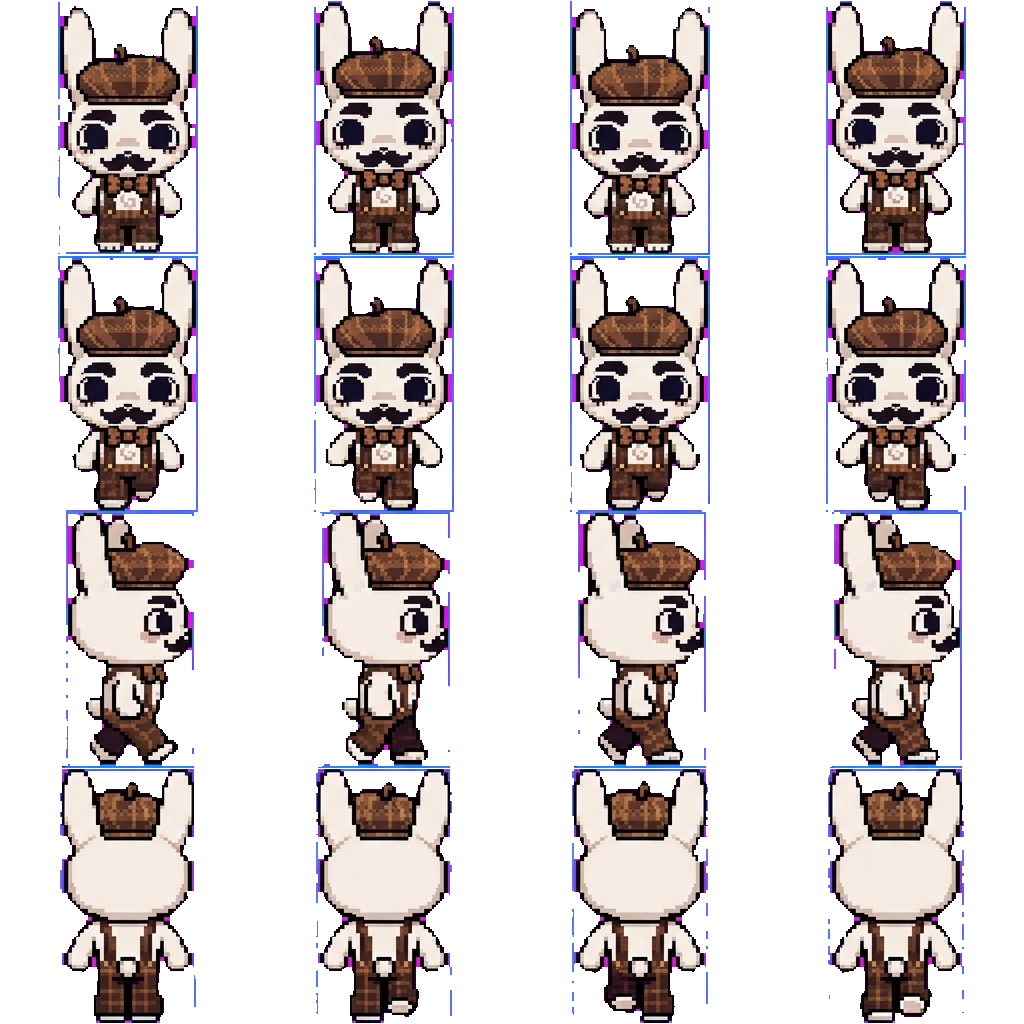 Barney movement sprite