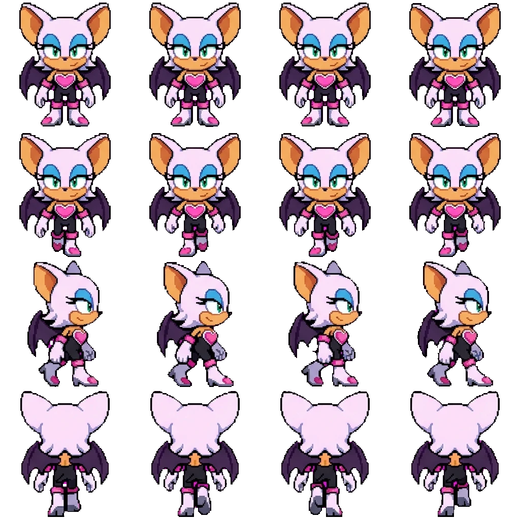 Rouge movement sprite