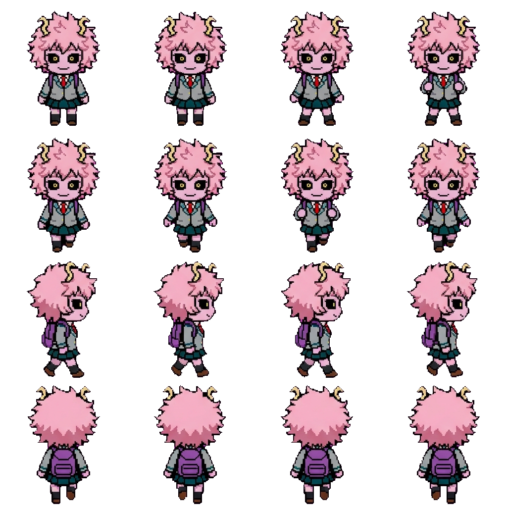 Mina movement sprite