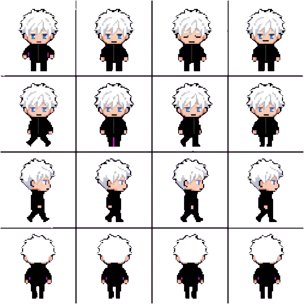 Satoru Gojo movement sprite
