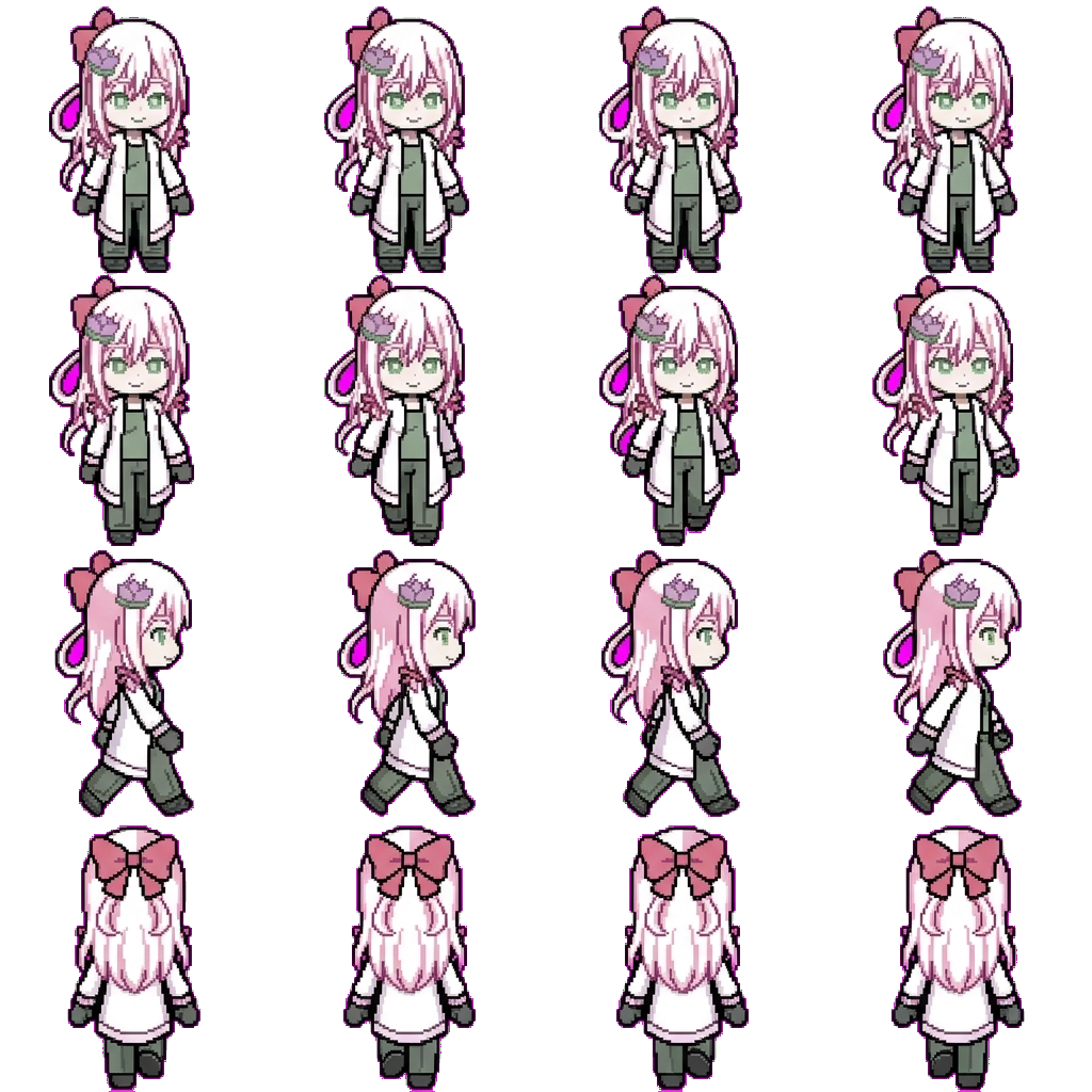 Elaine Lotus movement sprite