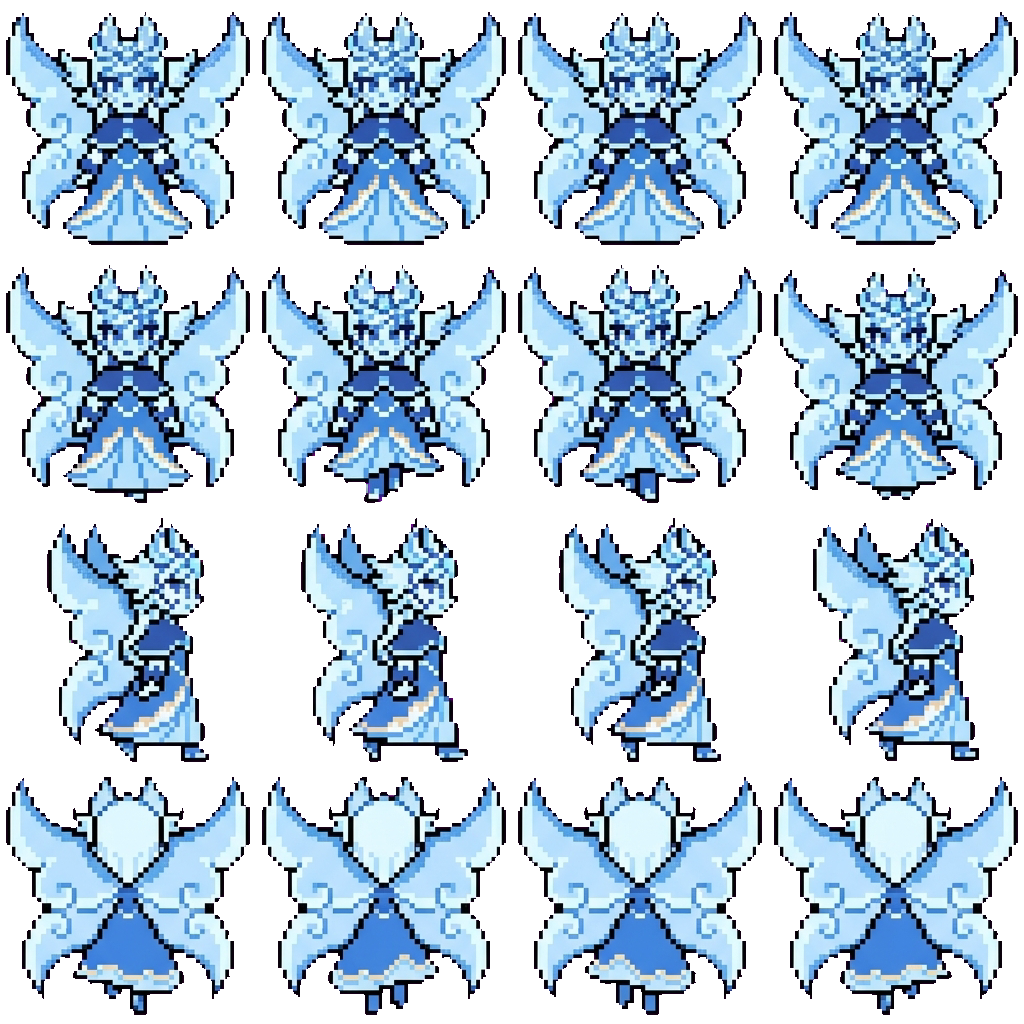 Snowy Snowflake movement sprite