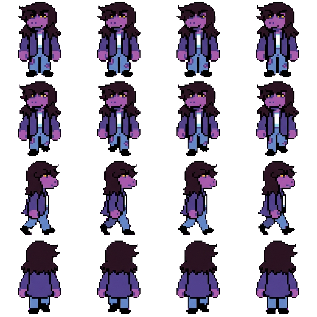 Susie movement sprite