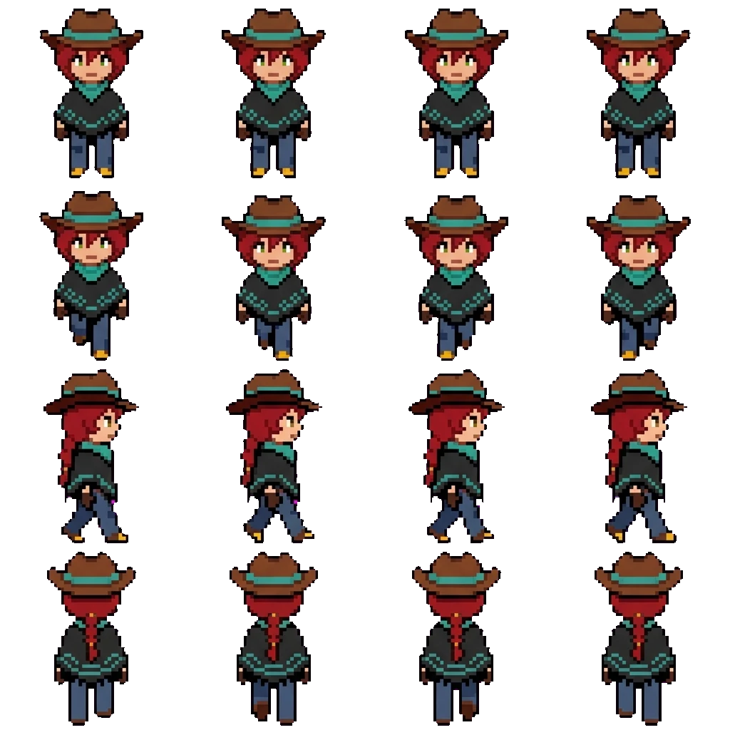 Lucky movement sprite