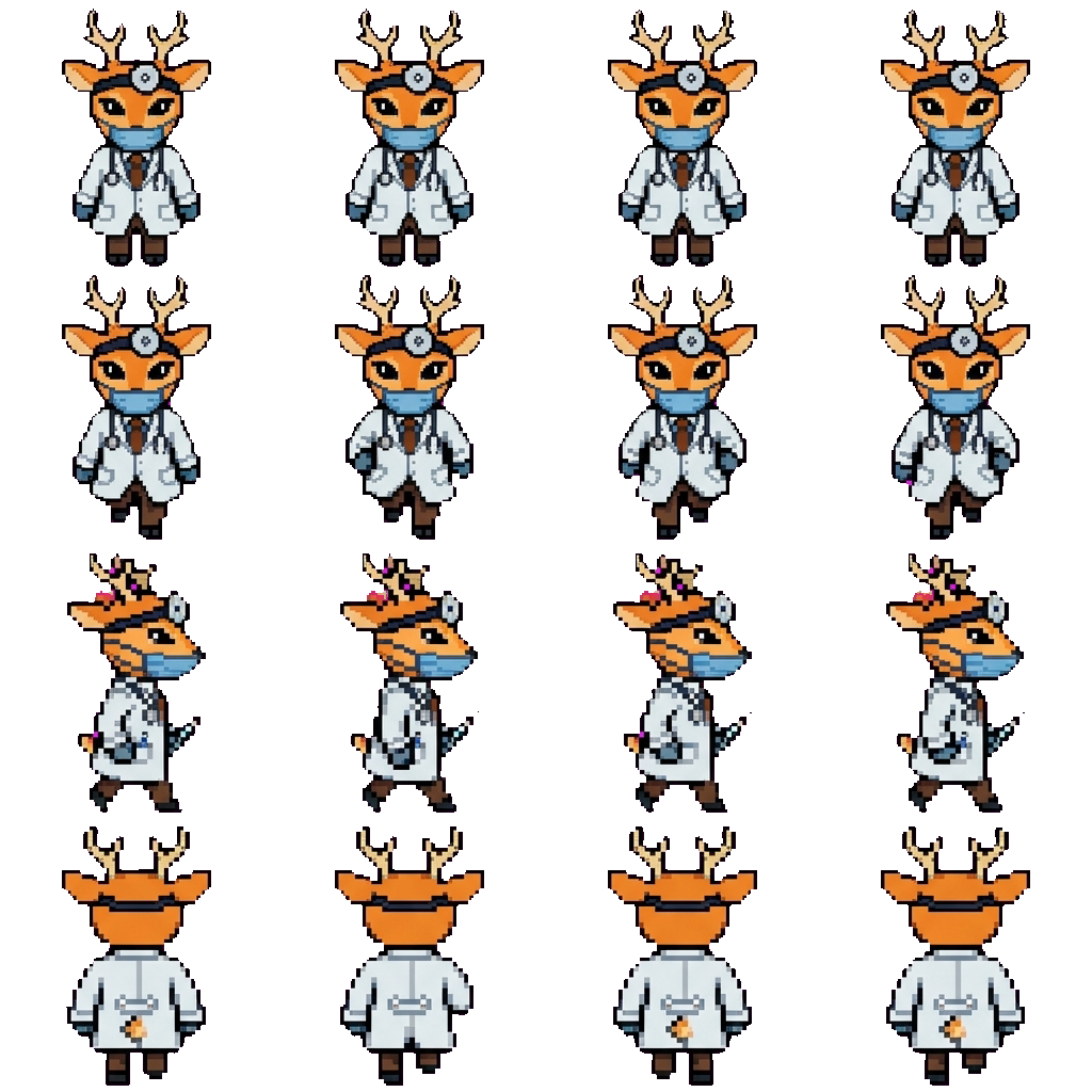 Dr. Harlow movement sprite