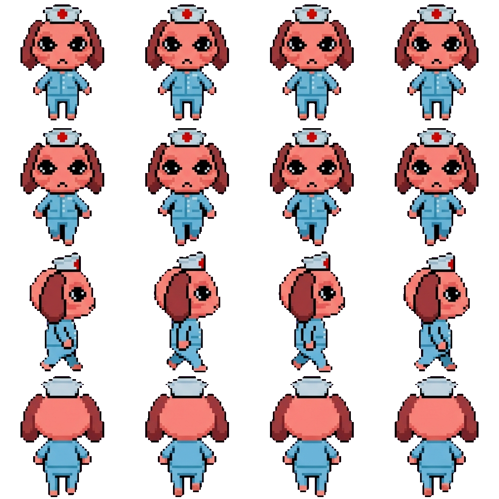Nurse movement sprite