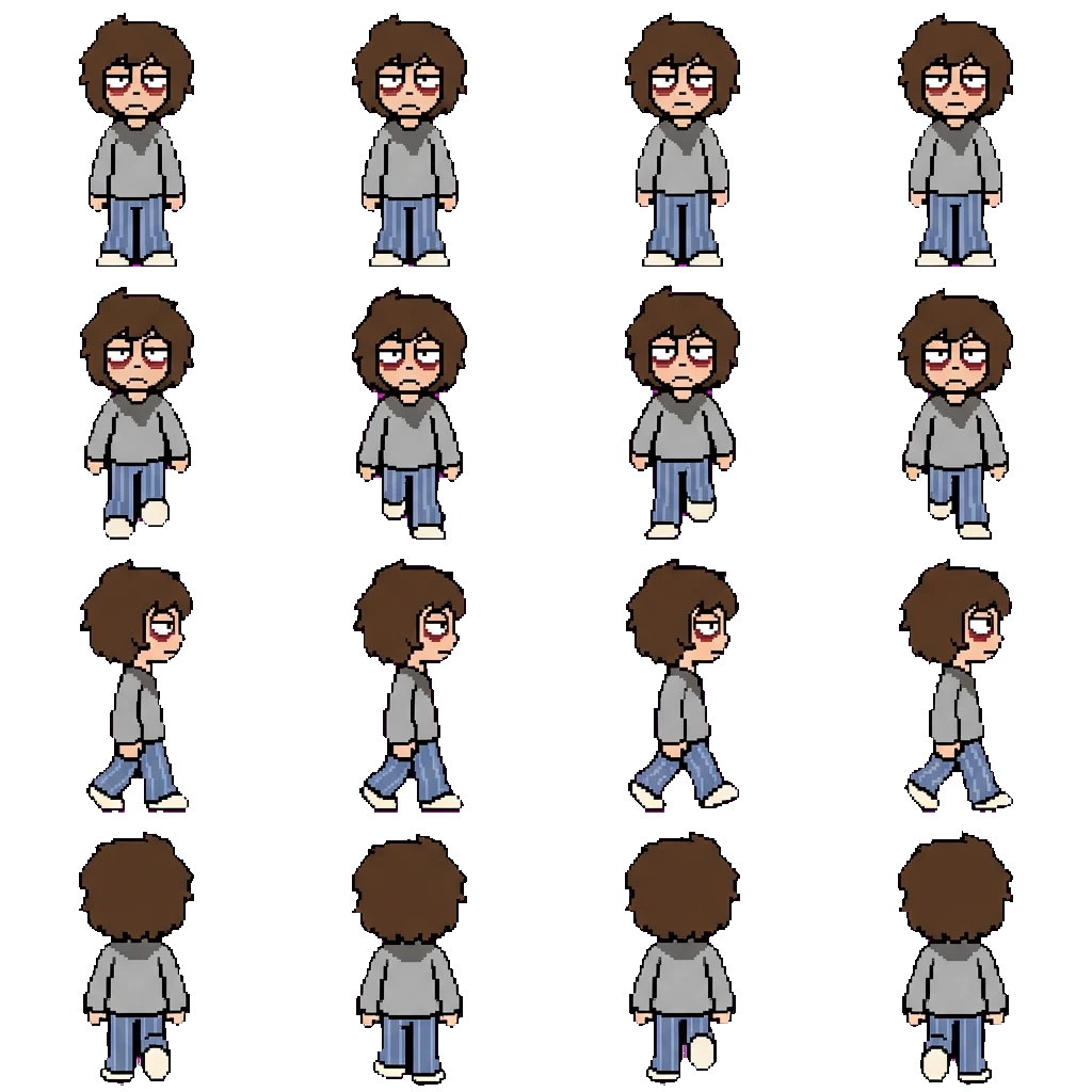Уилл Байерс movement sprite