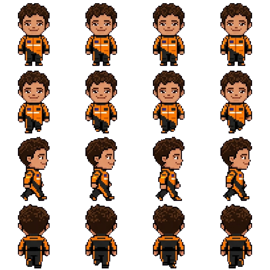 Lando Norris movement sprite