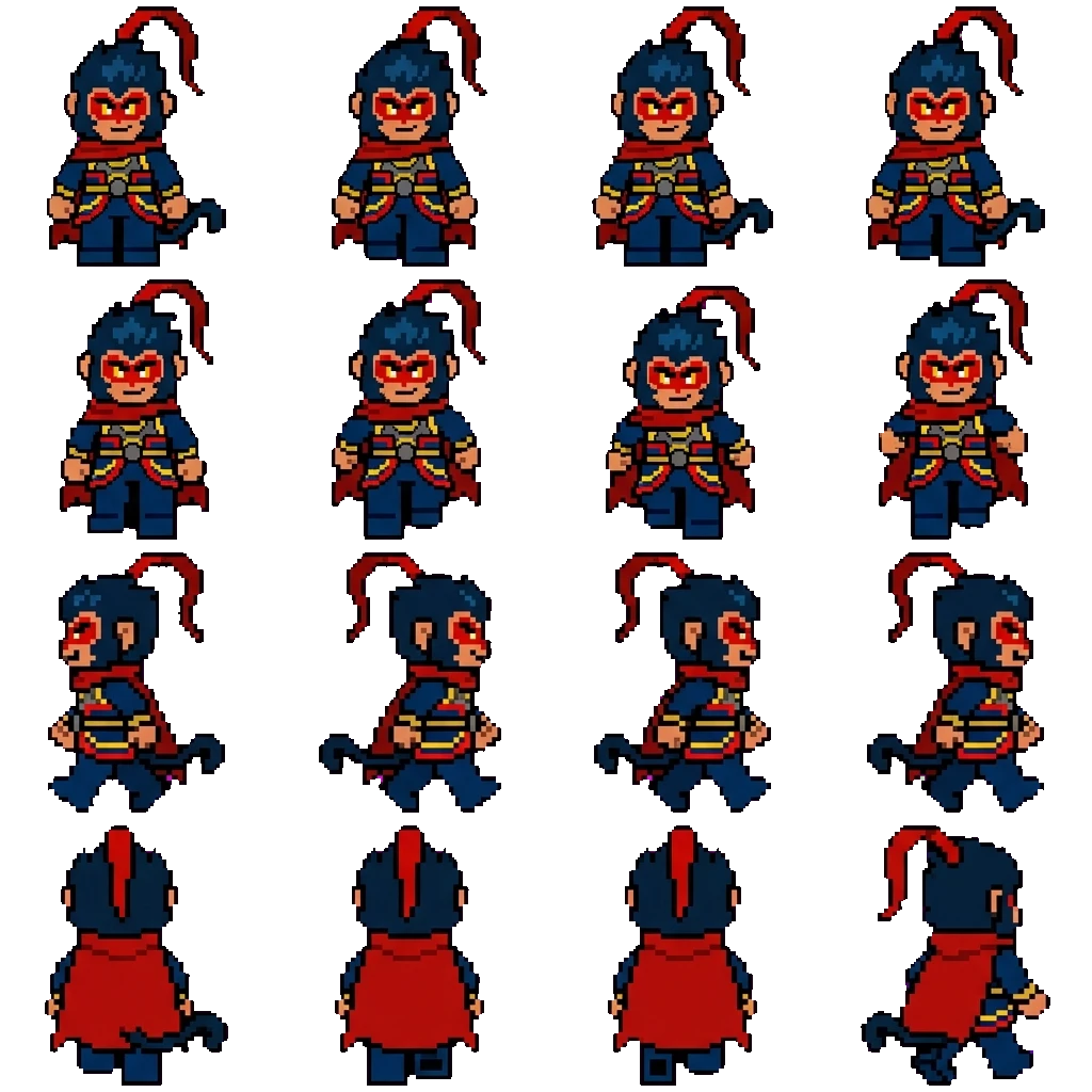 Macaque movement sprite