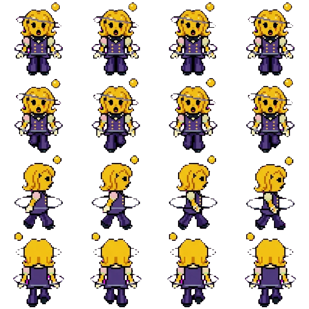 Ms Wander movement sprite