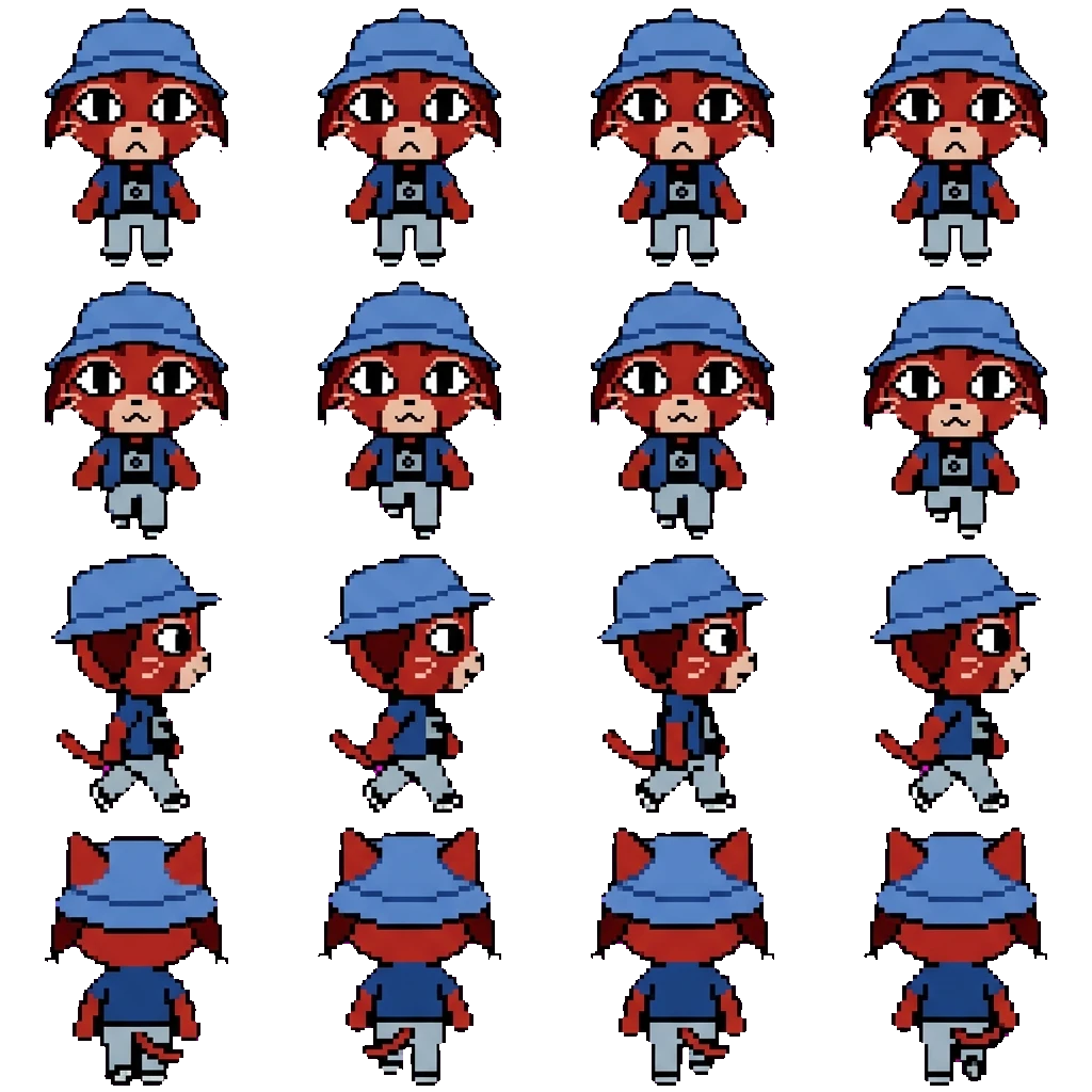Liz movement sprite
