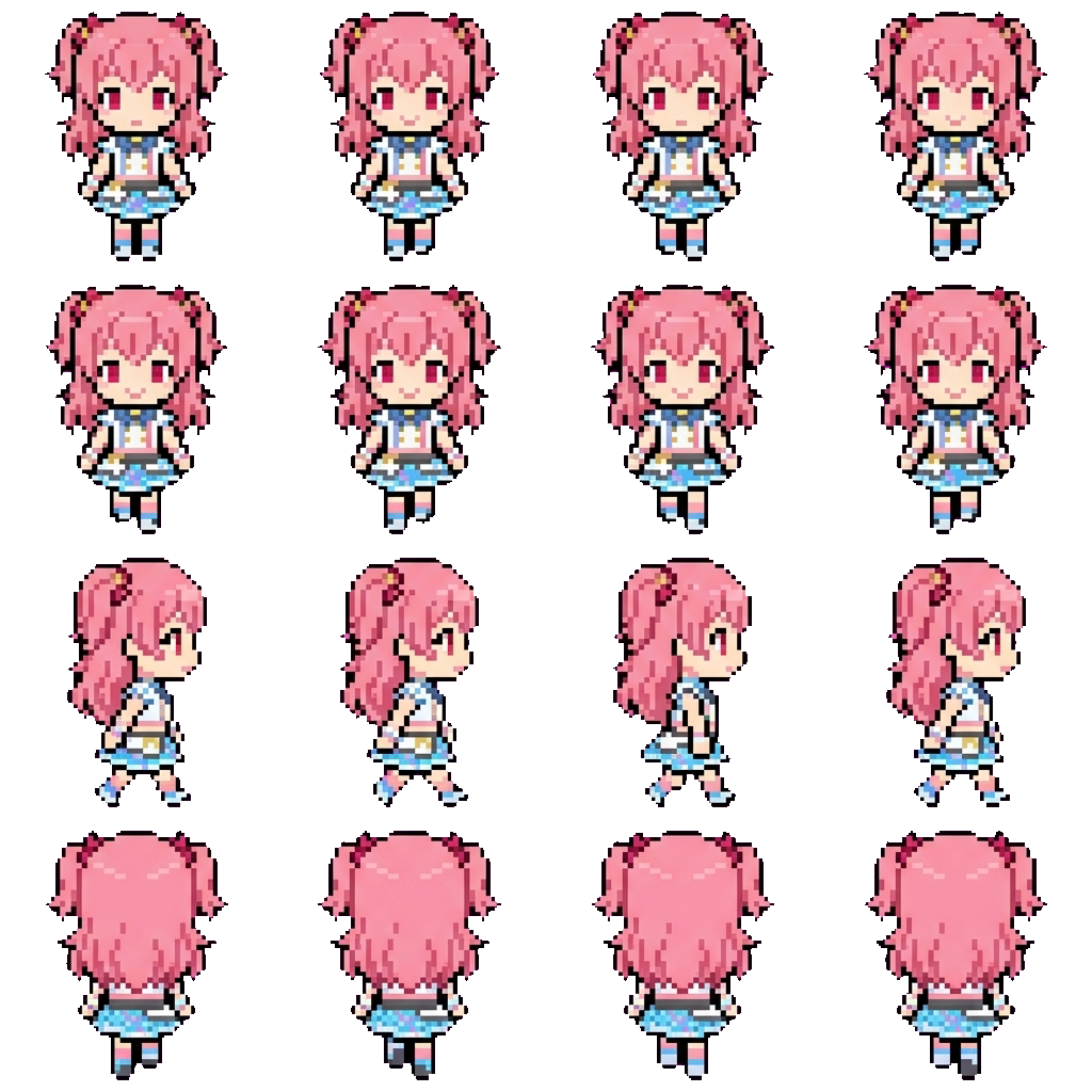 Airi Momoi movement sprite