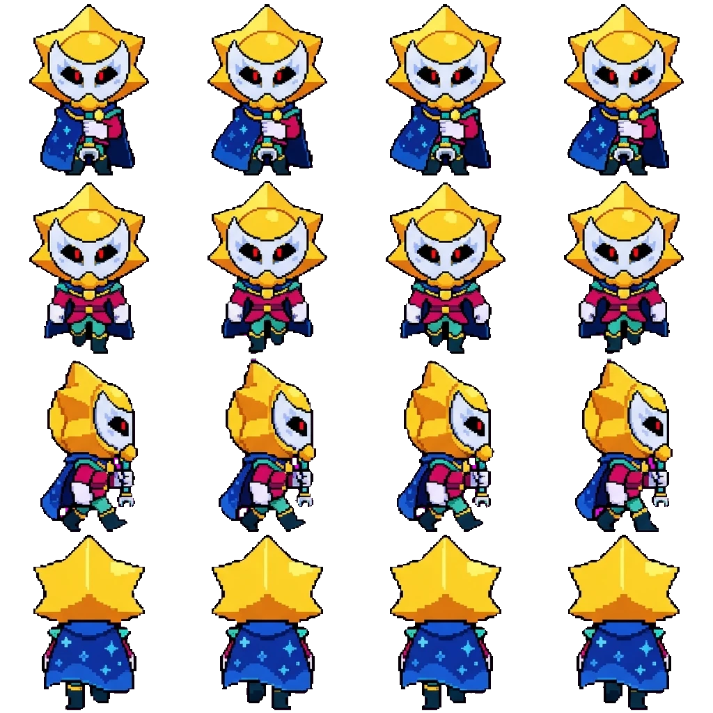 Sirius movement sprite