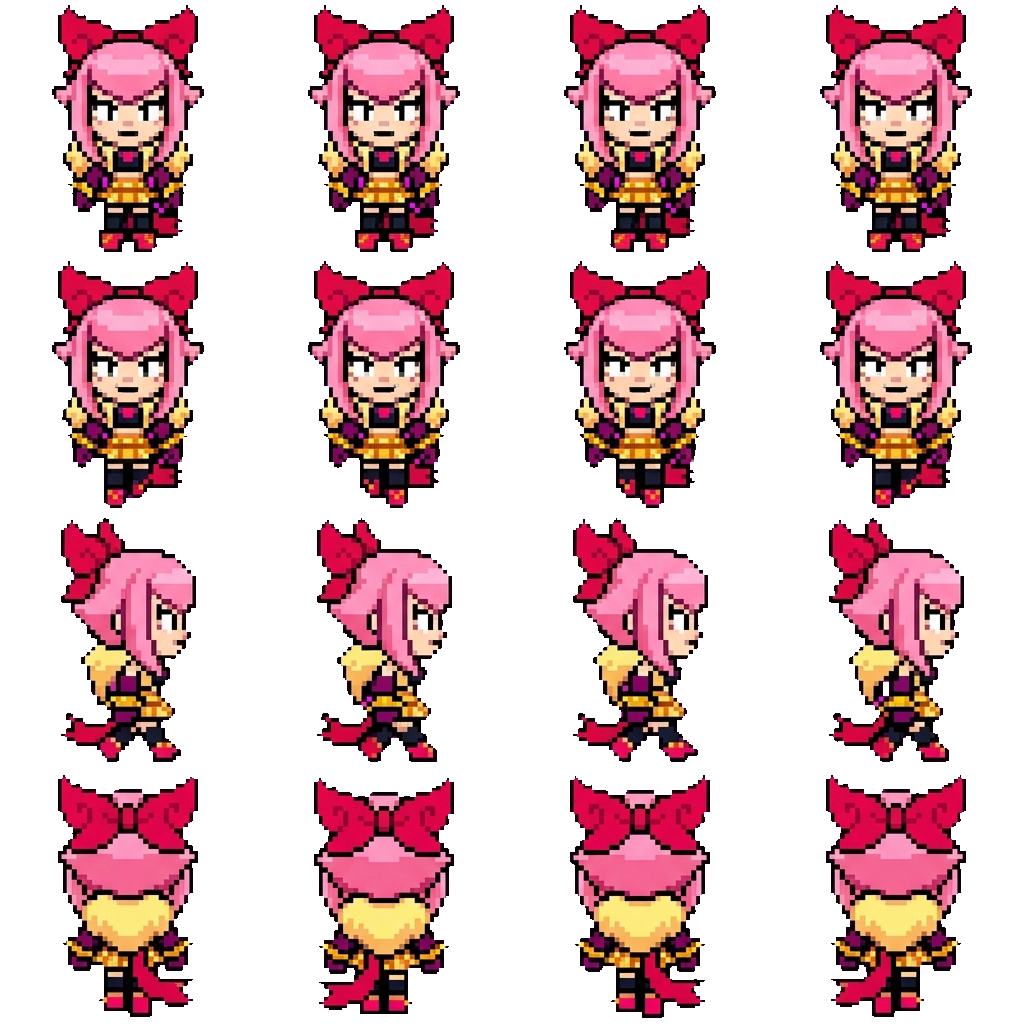 Melodie movement sprite