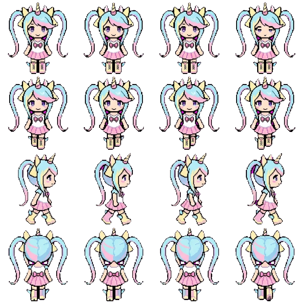 Yumi movement sprite