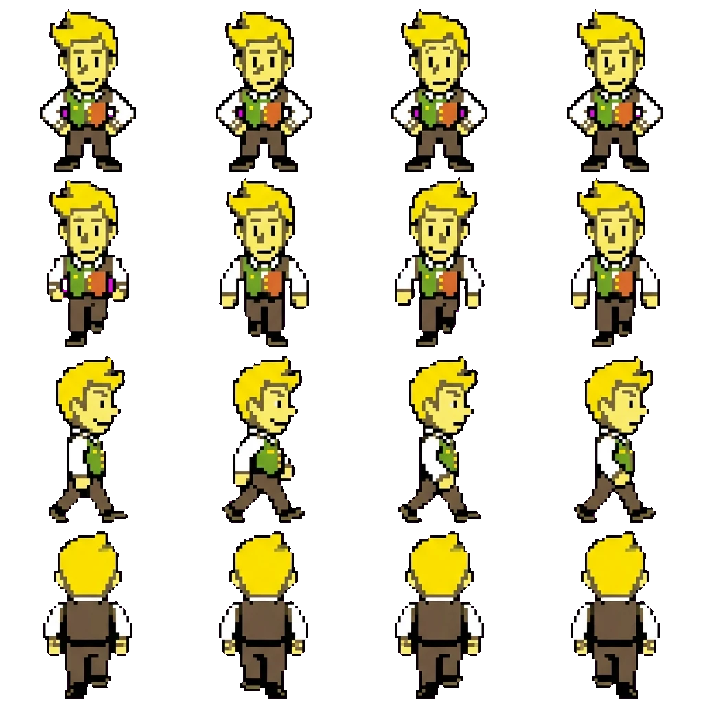 Flowery movement sprite