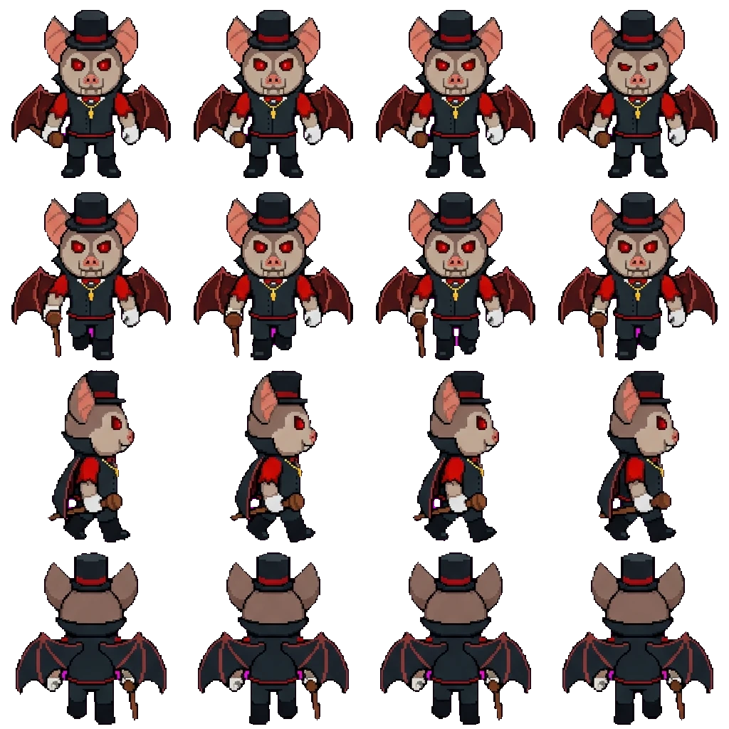 Bela movement sprite