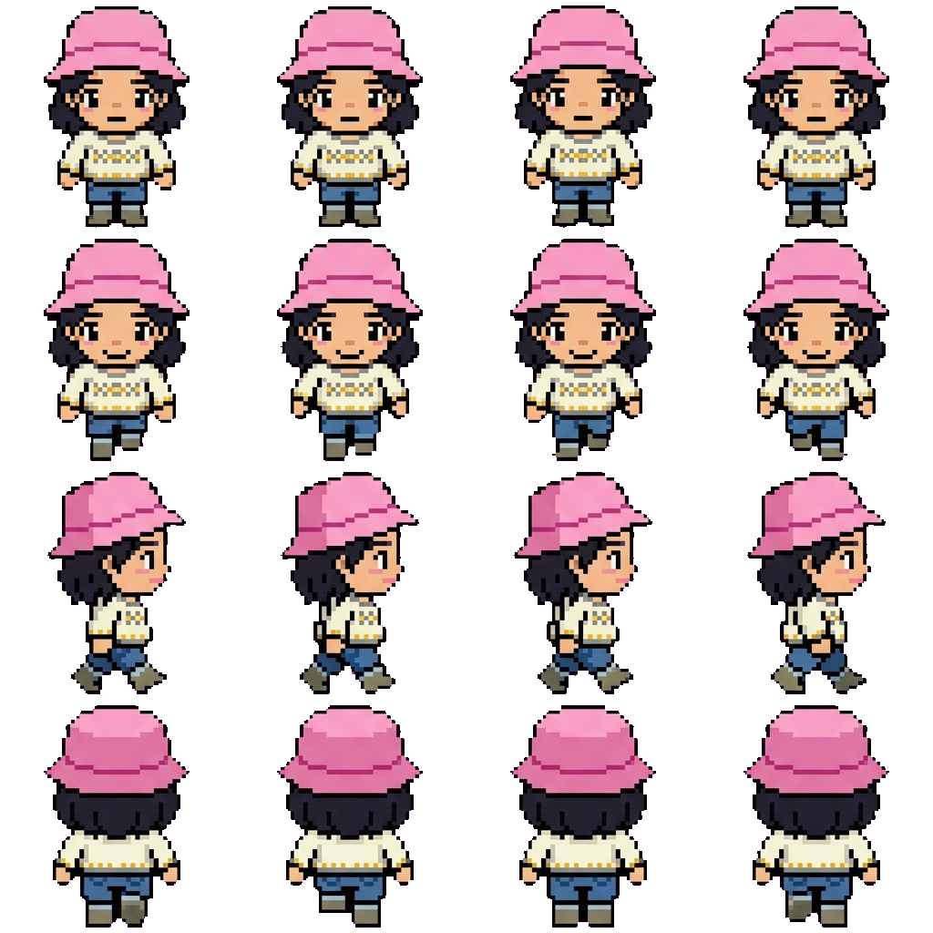 Tete movement sprite