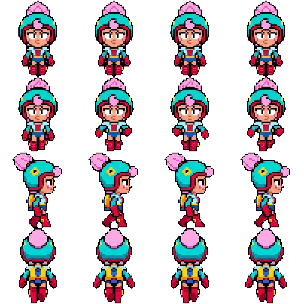 Janet movement sprite