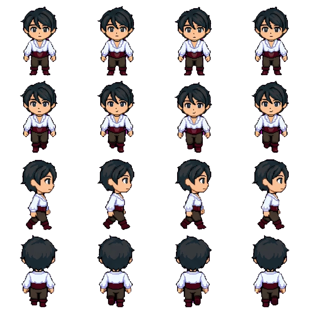 Haru movement sprite