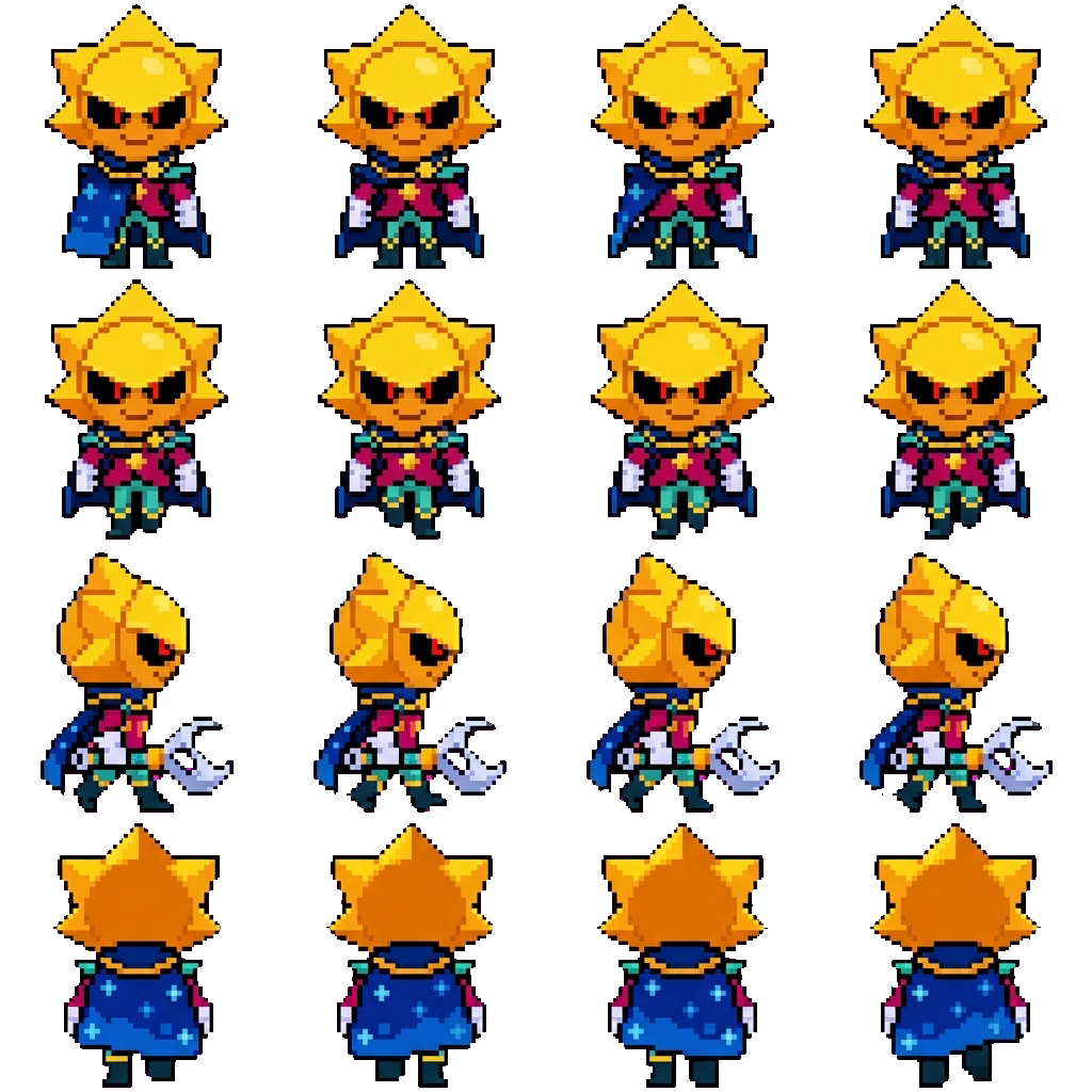 Sirius movement sprite