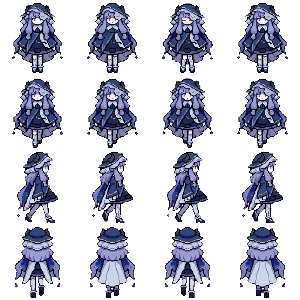 Reina movement sprite
