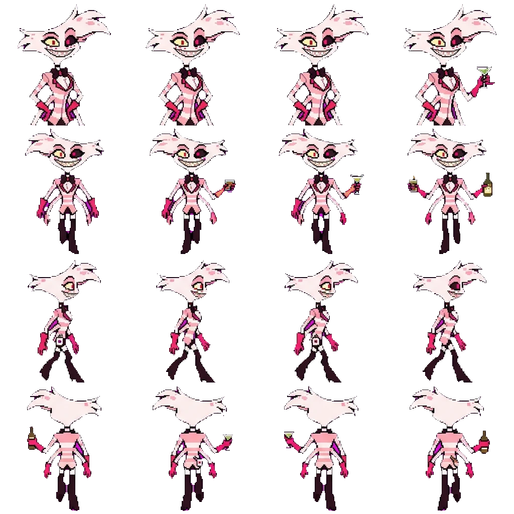 Angel Dust movement sprite