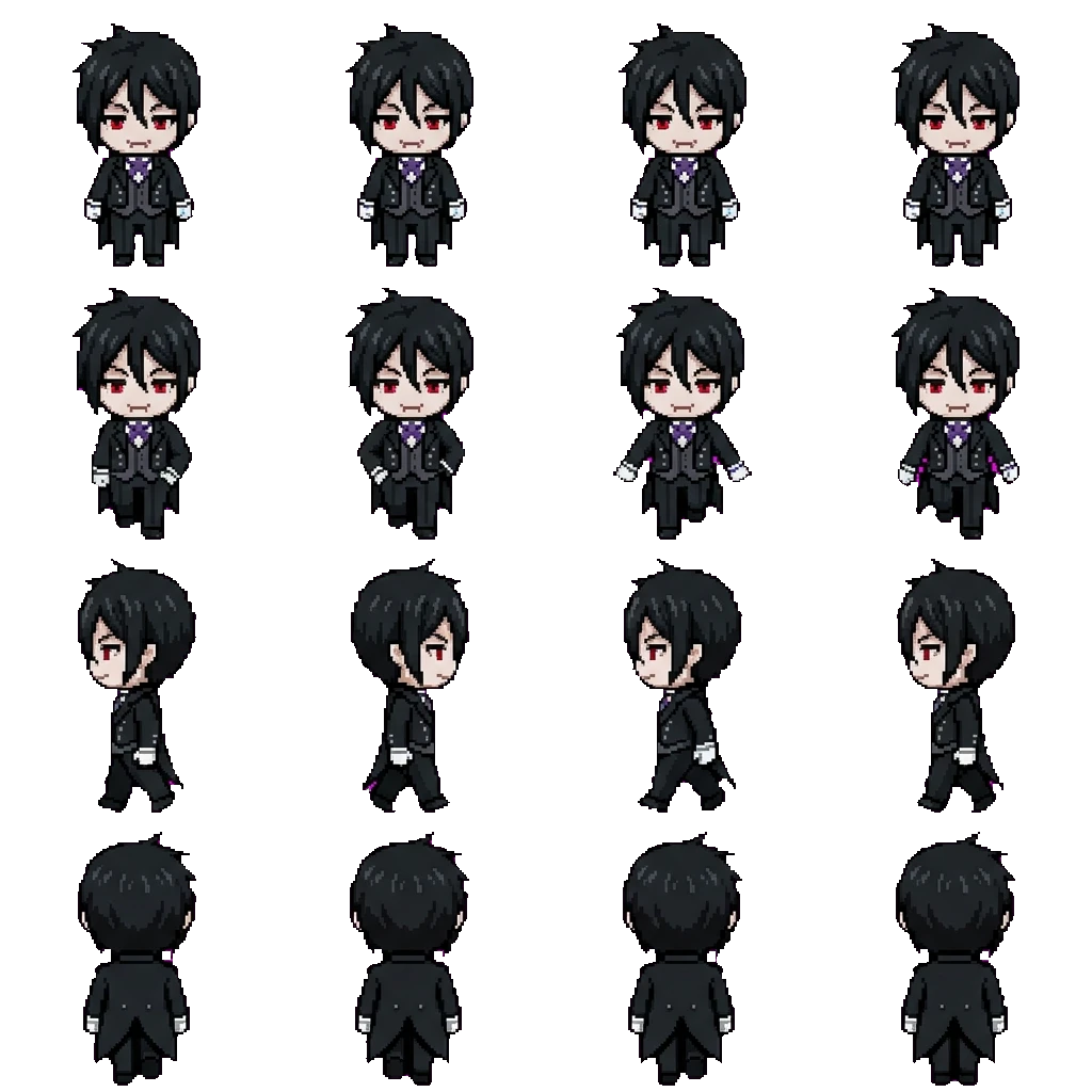 Sebastian Michaelis movement sprite