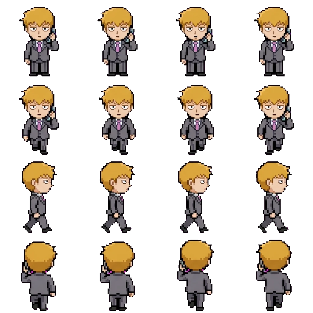 Reigen Arataka movement sprite