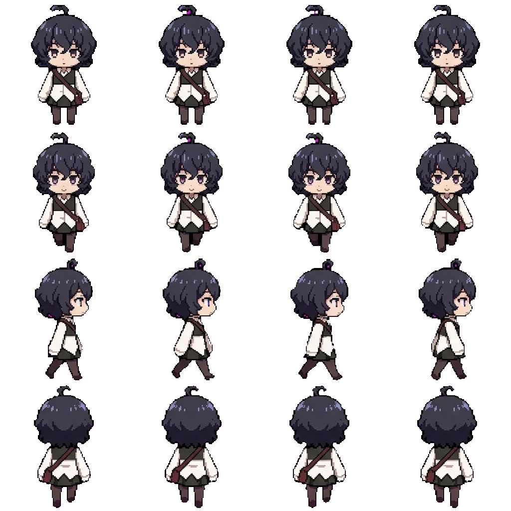 Hinin movement sprite