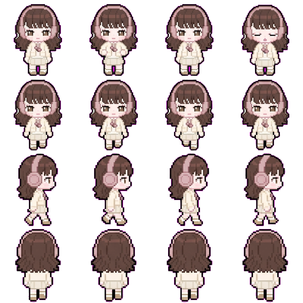 Minju movement sprite