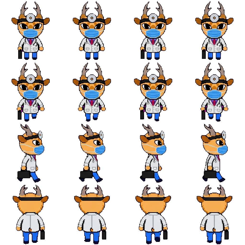 Doctor Harlow movement sprite