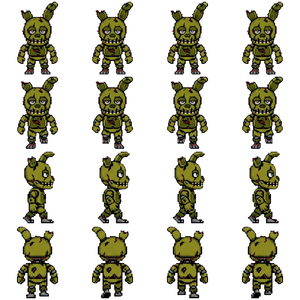 Springtrap movement sprite