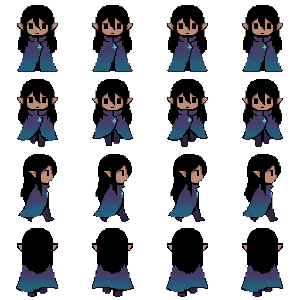 Melinda movement sprite
