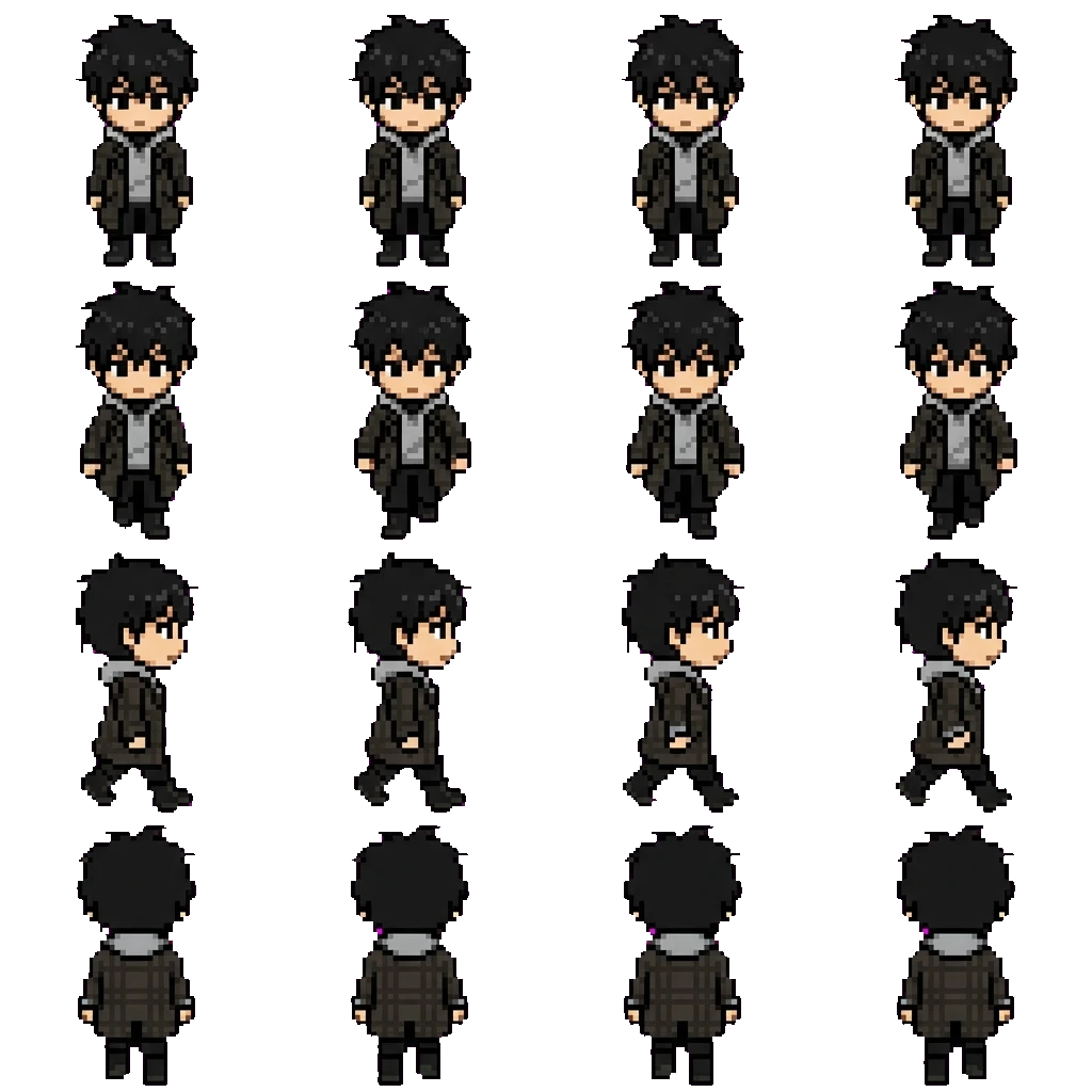 Seven movement sprite