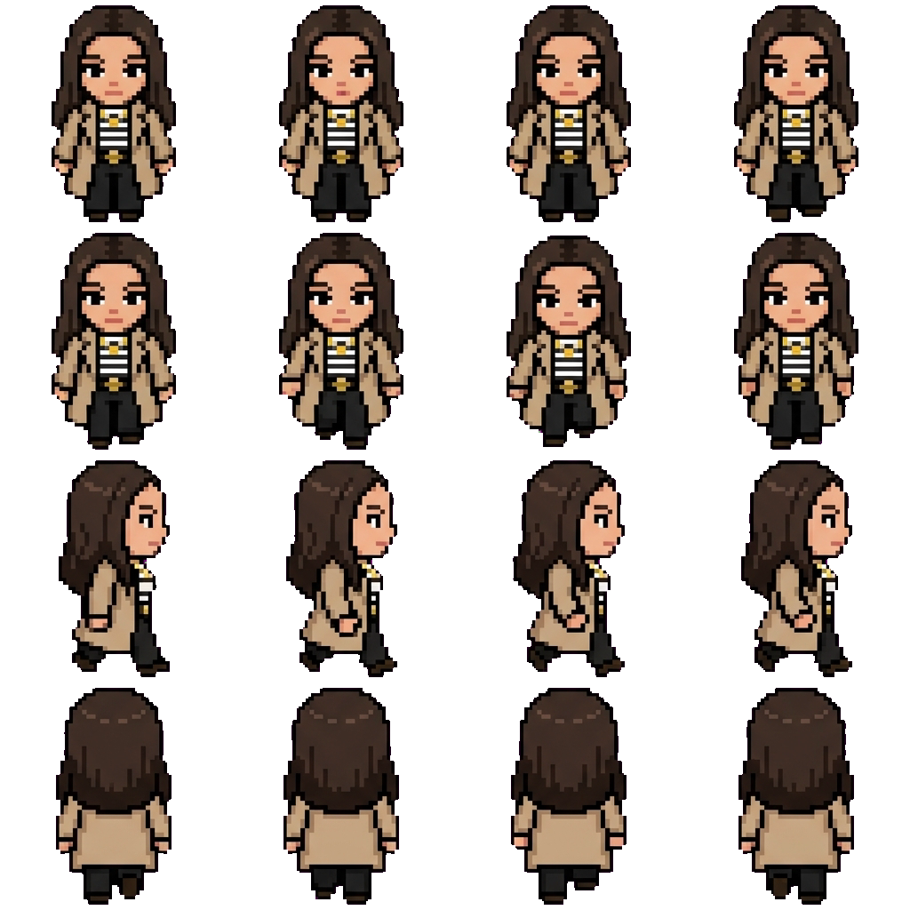 Maria movement sprite