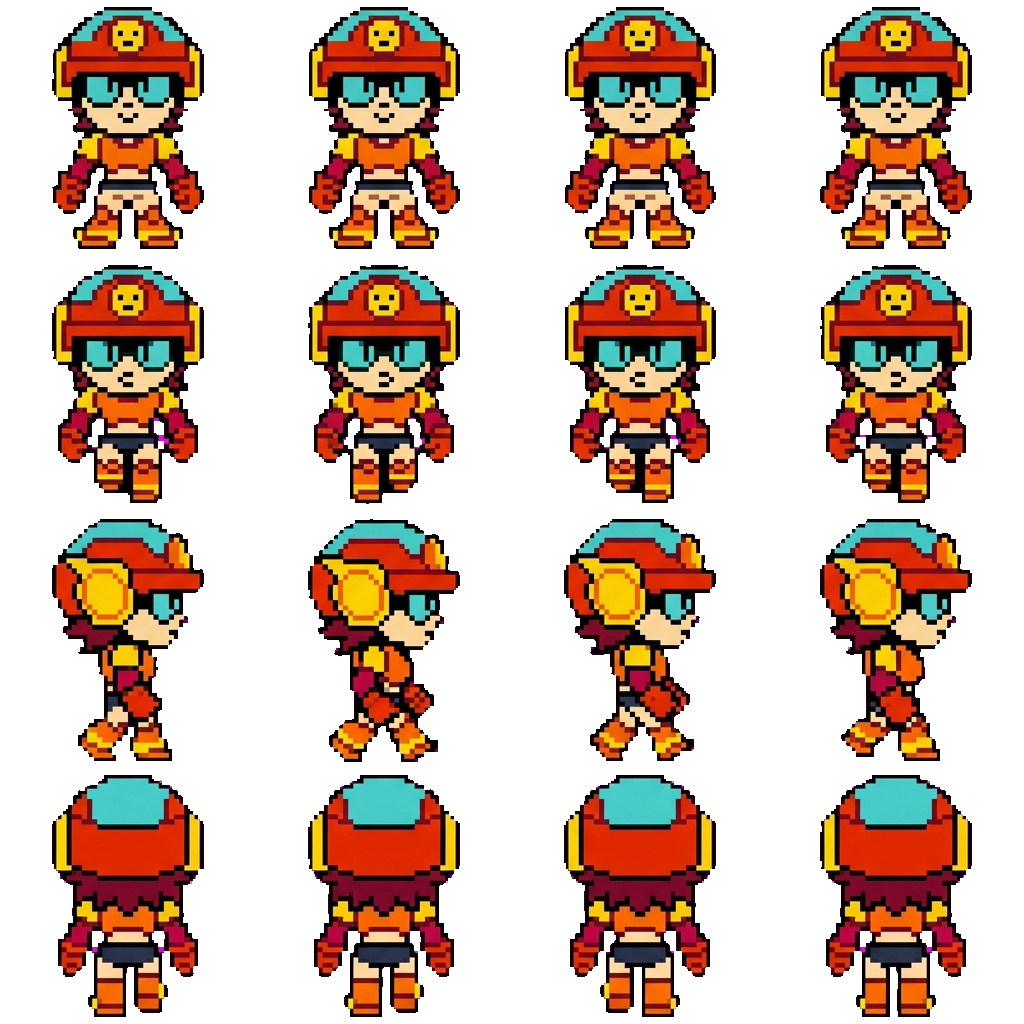 Larry movement sprite