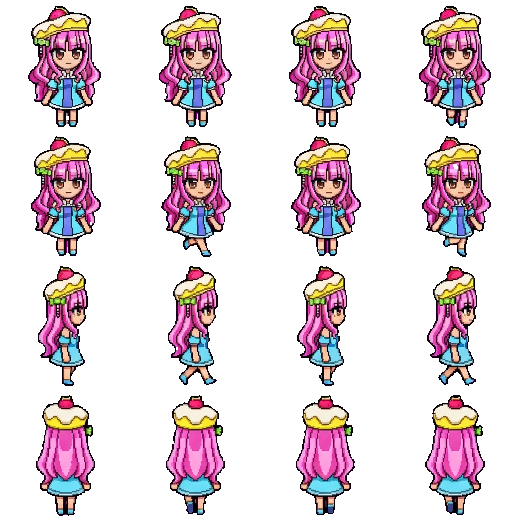 Rainbow movement sprite