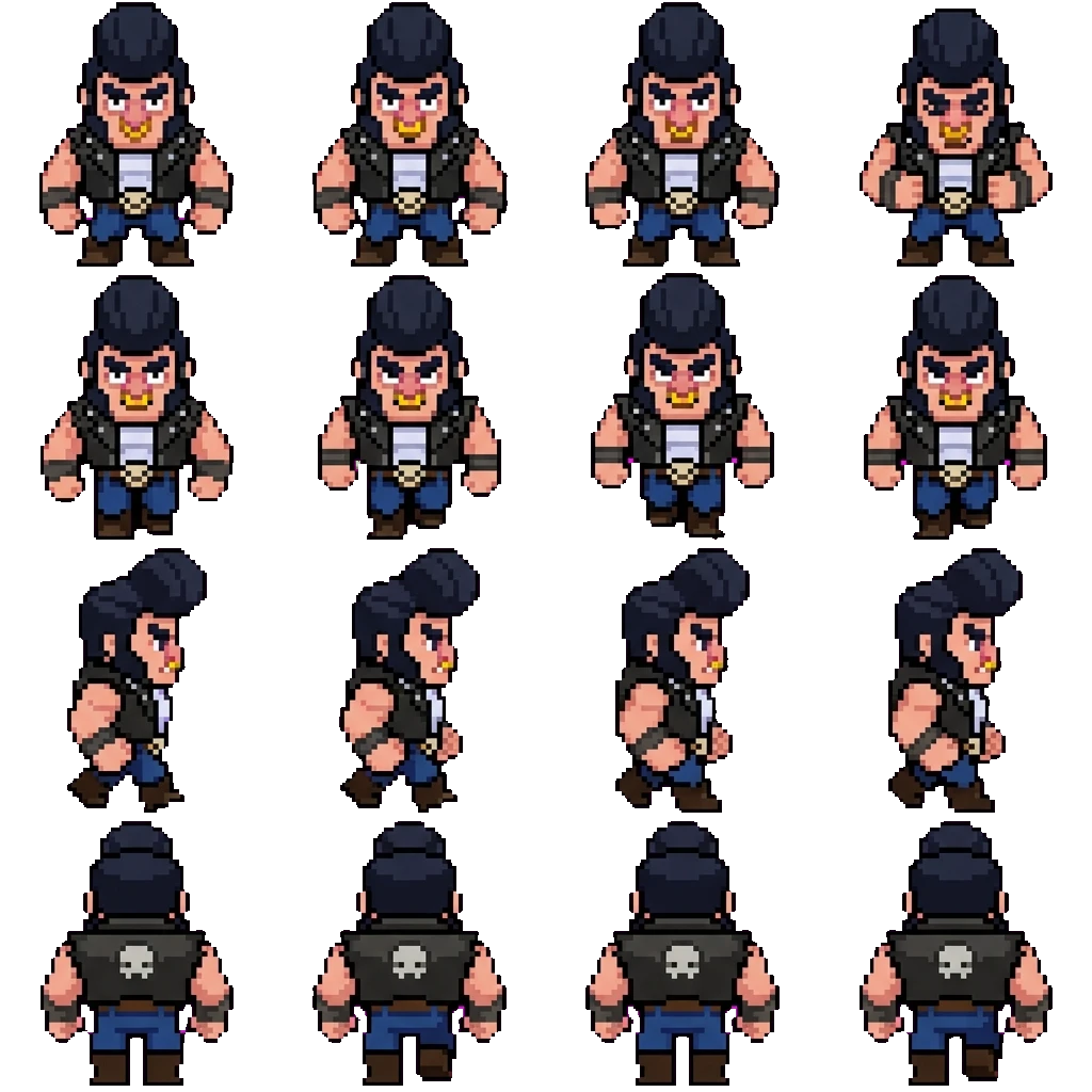 Bull movement sprite