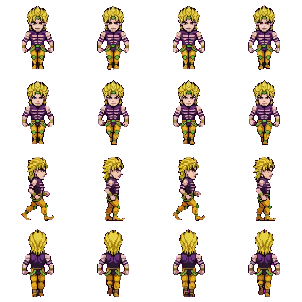 Dio movement sprite