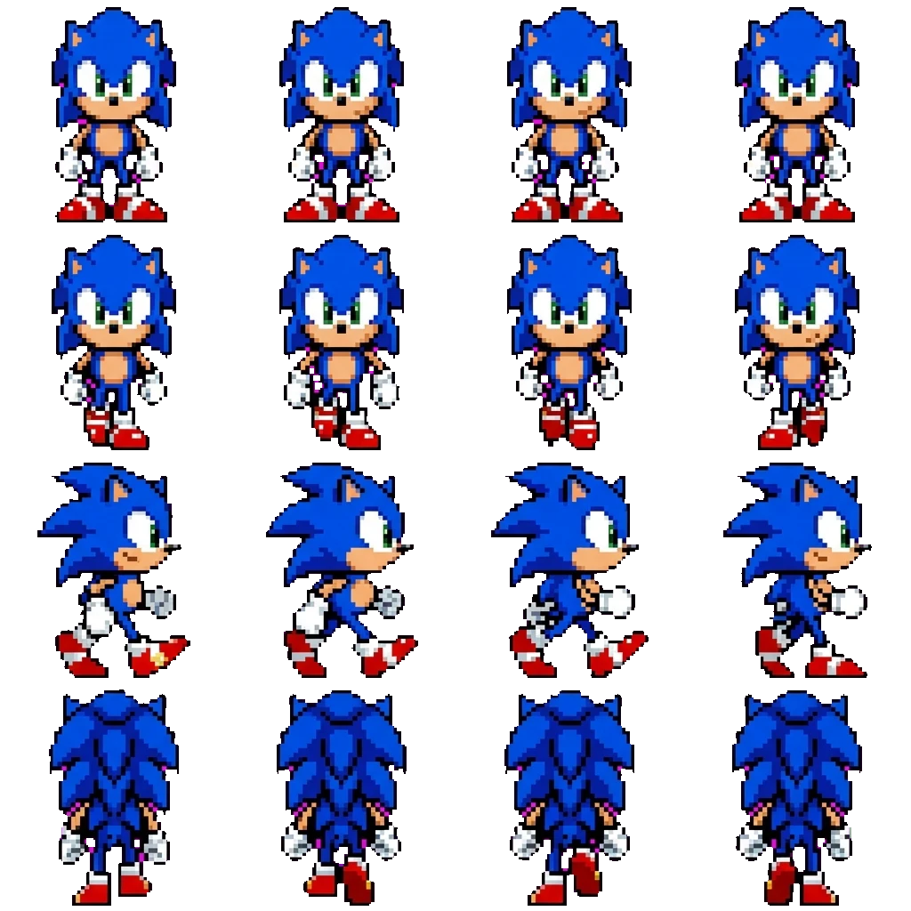 Sonic movement sprite