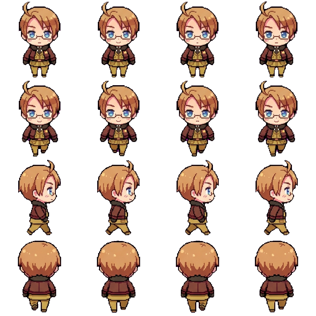 Alfred F. Jones(America) movement sprite