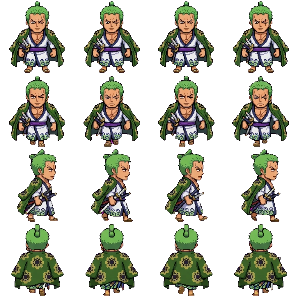 Zoro movement sprite