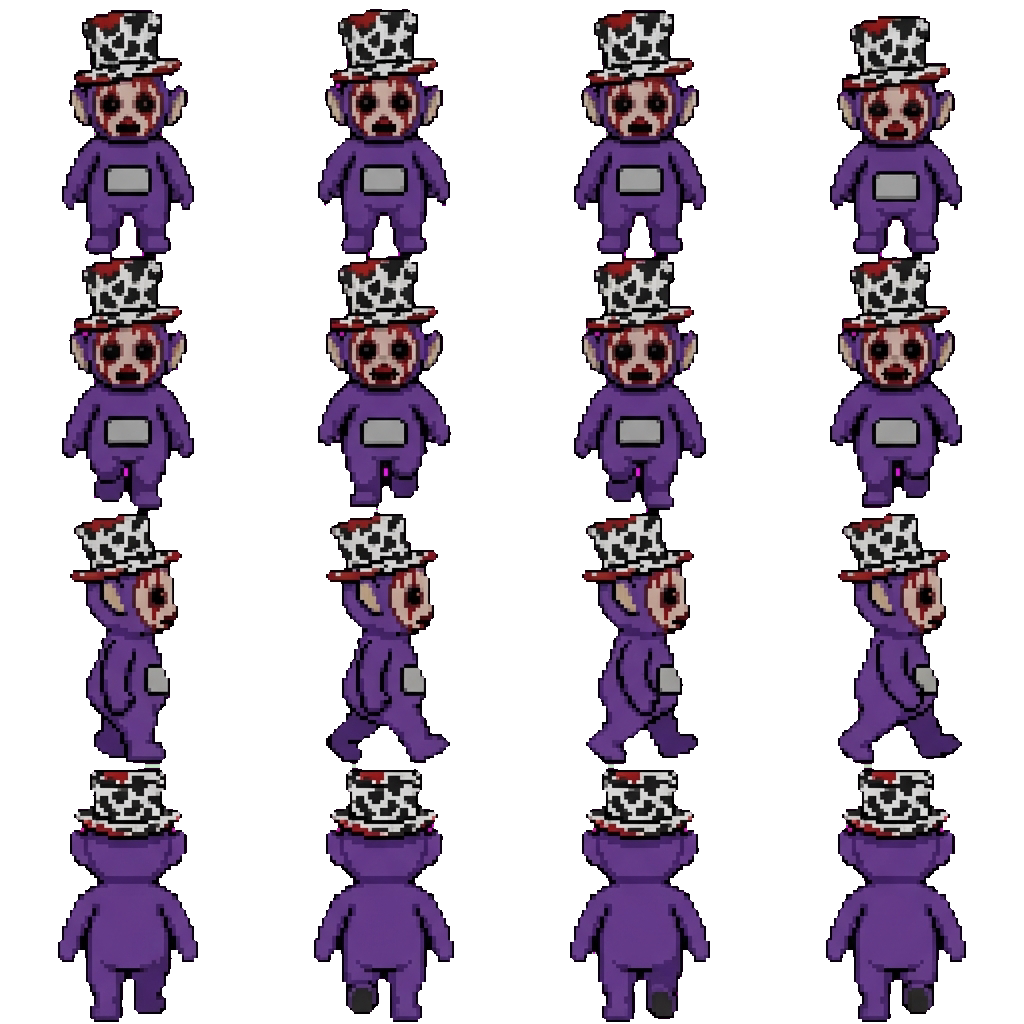 Tinky Winky 0 movement sprite