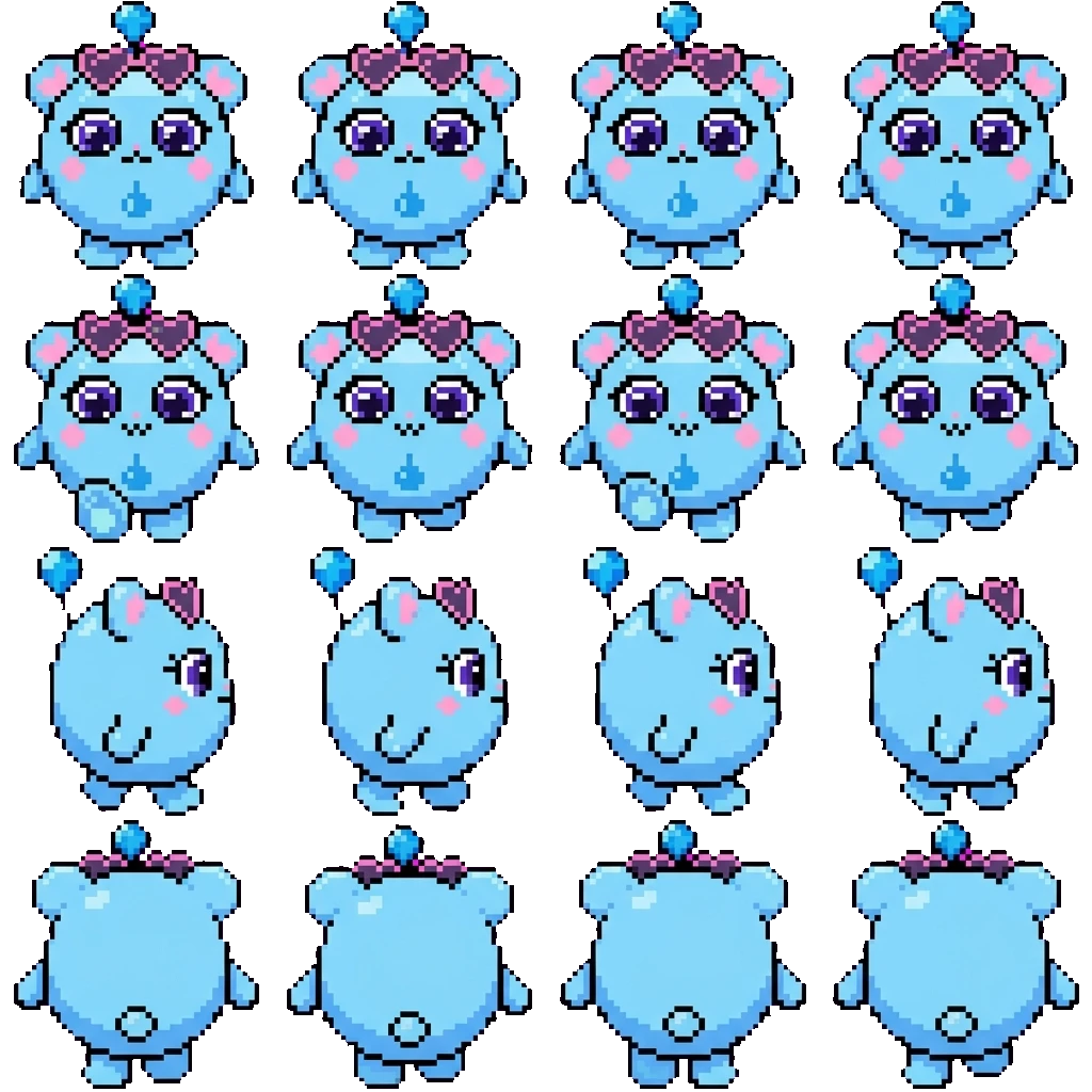 Blue Bijou movement sprite